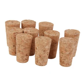 10 Uds. Tapones de corchos cónicos DIY artesanía modelo de construcción 22*17*35mm