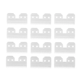 Cuchilla de corte cortadora de cerámica para mascotas, 18 dientes, reemplazable, 12 Uds., para la serie Oster A5