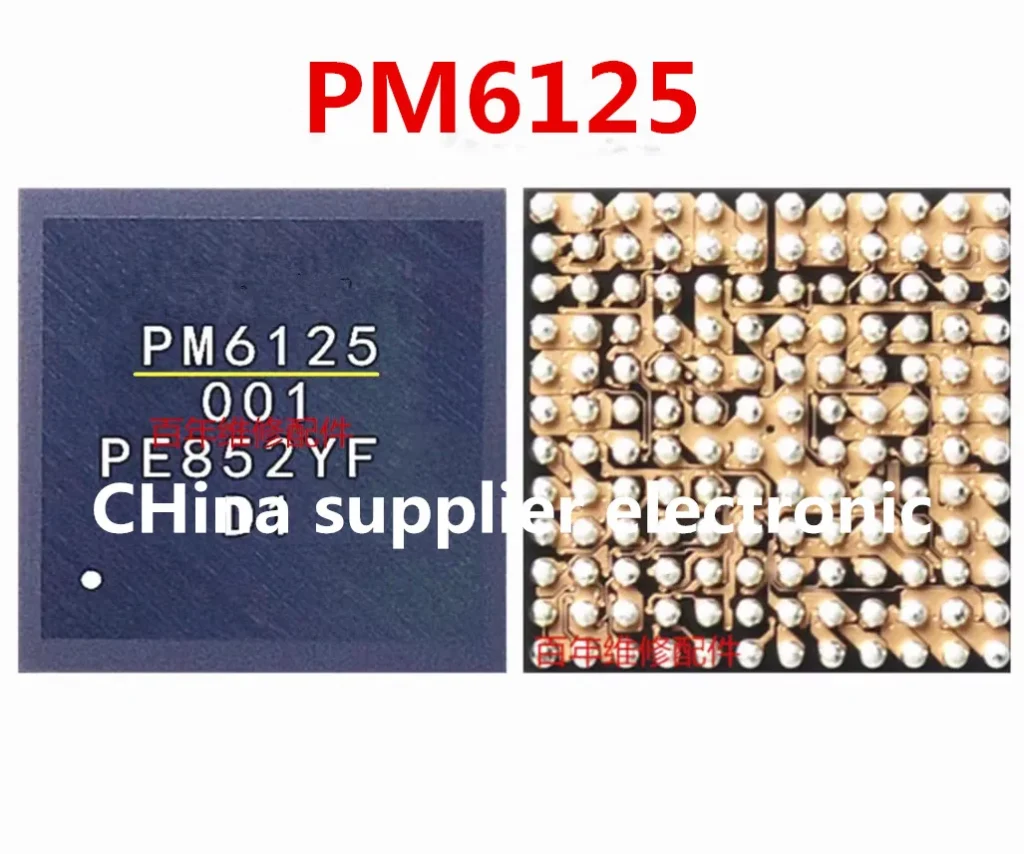 Chip PMIC para fuente de alimentación, PM6125, 001, para Xiaomi CC9E, A3, OPPO A11X, A72, A52, Redmi Note 8, IC, BGA, 5-50 Uds.