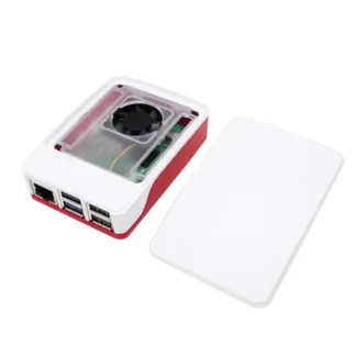 A75T para Raspberry Pi 5 caja del disipador de calor con ventilador controlado por temperatura PWM caja de ventilador de refrigeración oficial para Pi5