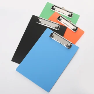 Carpeta de archivos con Clip A5, Bloc de notas, soporte para documentos, portapapeles de papel de prueba, papelería, suministros escolares de oficina