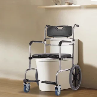 Sillas de ducha para personas mayores, carritos extraíbles, silla ligera para personas mayores, dispositivos de asistencia para discapacitados, Sedia A por productos para personas mayores