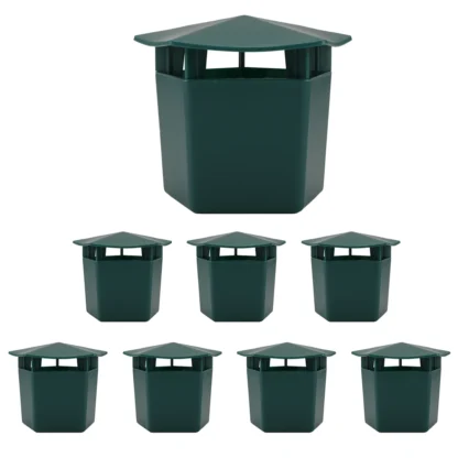 Gran oferta, 8 piezas, trampas para caracoles de cerveza ecológicas para atrapar lesmas, atrapasueños de caracoles, seguras para niños y mascotas