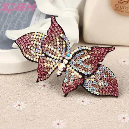 Taobao, superventas, moda ol importada, lazo de diamante austriaco, horquilla para mujer, color de moda, borde de cristal de diamante, tocado de moda