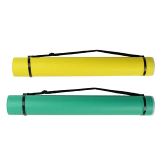 Tubo de póster extensible con correa ajustable para el hombro, tubo de almacenamiento de documentos para pintar, papel, imagen, boceto, dibujo, rollo