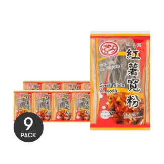 Fideos Vermicelli de patata dulce de dragón, 340g cada uno, perfectos para freír y sopas, 9 Paquetes