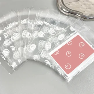 Tarjetero transparente de 50/100 piezas, bolsa de almacenamiento para tarjetas fotográficas de Idol coreano, Protector de tarjetas de juego de identificación, embalaje de regalo, papelería DIY