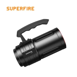 003 Potente reflector de largo alcance para exteriores, 10000 lúmenes, luz LED de mano para barco, reflectores marinos para caza