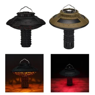 Pantalla de lámpara de Camping, pantalla de luz de tienda de campaña, pantalla de luz colgante de emergencia, pantalla de OVNI para luz de linterna de Camping