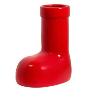 ATTU-jarrón rojo moderno en forma de zapato, regalo de San Valentín, decoración de mesa navideña para el hogar, perfecto para contenedores hidropónicos de flores
