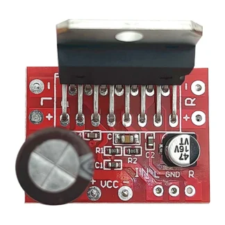 Amplificador de micrófono 38w salida preamplificación ajustable CD7379 placa amplificadora de potencia módulo preamplificador DC 9V-15V