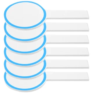 Tablero de puntuación para ordenadores portátiles, marcador pequeño de borrado en seco, doble cara, baloncesto, estudiante azul, 6 uds.