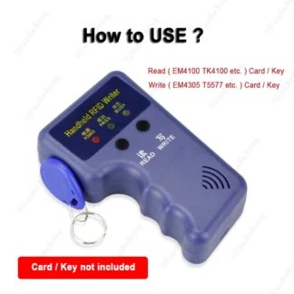Lector RFID de mano inteligente, copiadora de llaves de 125Khz, programador de insignias TK4100, T5577, EM4305, duplicador de copia de Token, escritor EM4305