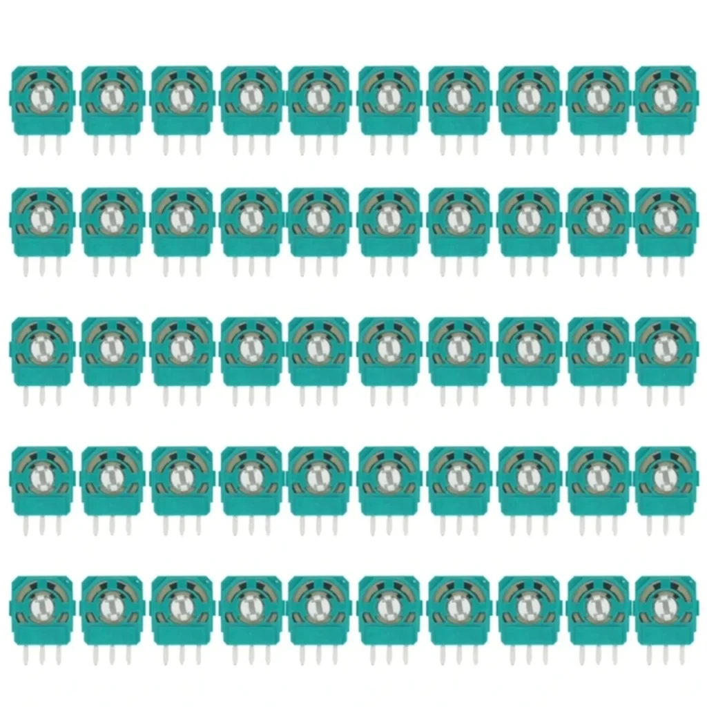 Módulo de Sensor de potenciómetro de Joystick analógico 3D, resistencia de eje para controlador PS5, reemplazo de Mini interruptor (50 piezas)