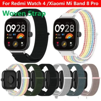 Correa de nailon para reloj inteligente, pulsera deportiva reemplazable para Xiaomi Mi Band 8 Pro, ajustable