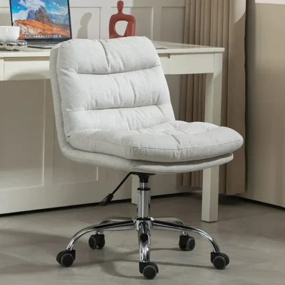 Silla ergonómica de oficina para el hogar, asiento trasero de estudio para niña, silla de maquillaje para dormitorio, se puede levantar y girar