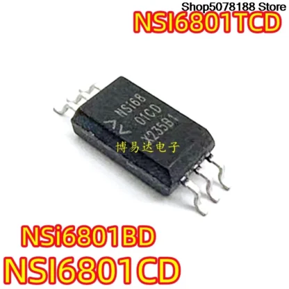 10 piezas NSI6801B-DSWFR NSI6801BD NSI6801TCD controlador aislado IC NSI6801CD
