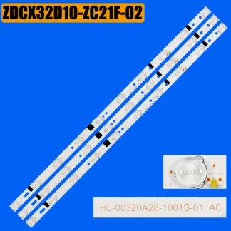 Tira de LED para iluminación trasera para NSTV-3207 RB-32D7T2S TF-LED32S47T2 HL-00320A28-1001S-01 ZDCX32D10-ZC21F-01 ZDCX32D10-ZC21F-02
