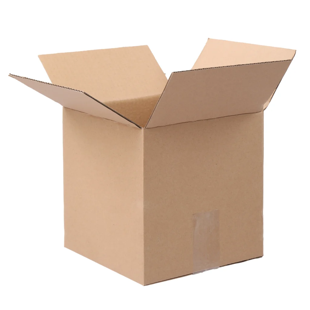 50 sobres publicitarios de caja de cartón corrugado de 3 mm de espesor de 8 "x 8" x 8 "(20,3x20,3 cm) en color de papel Kraft