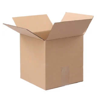 50 sobres publicitarios de caja de cartón corrugado de 3 mm de espesor de 8 "x 8" x 8 "(20,3x20,3 cm) en color de papel Kraft