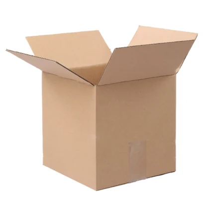 50 sobres publicitarios de caja de cartón corrugado de 3 mm de espesor de 8 "x 8" x 8 "(20,3x20,3 cm) en color de papel Kraft