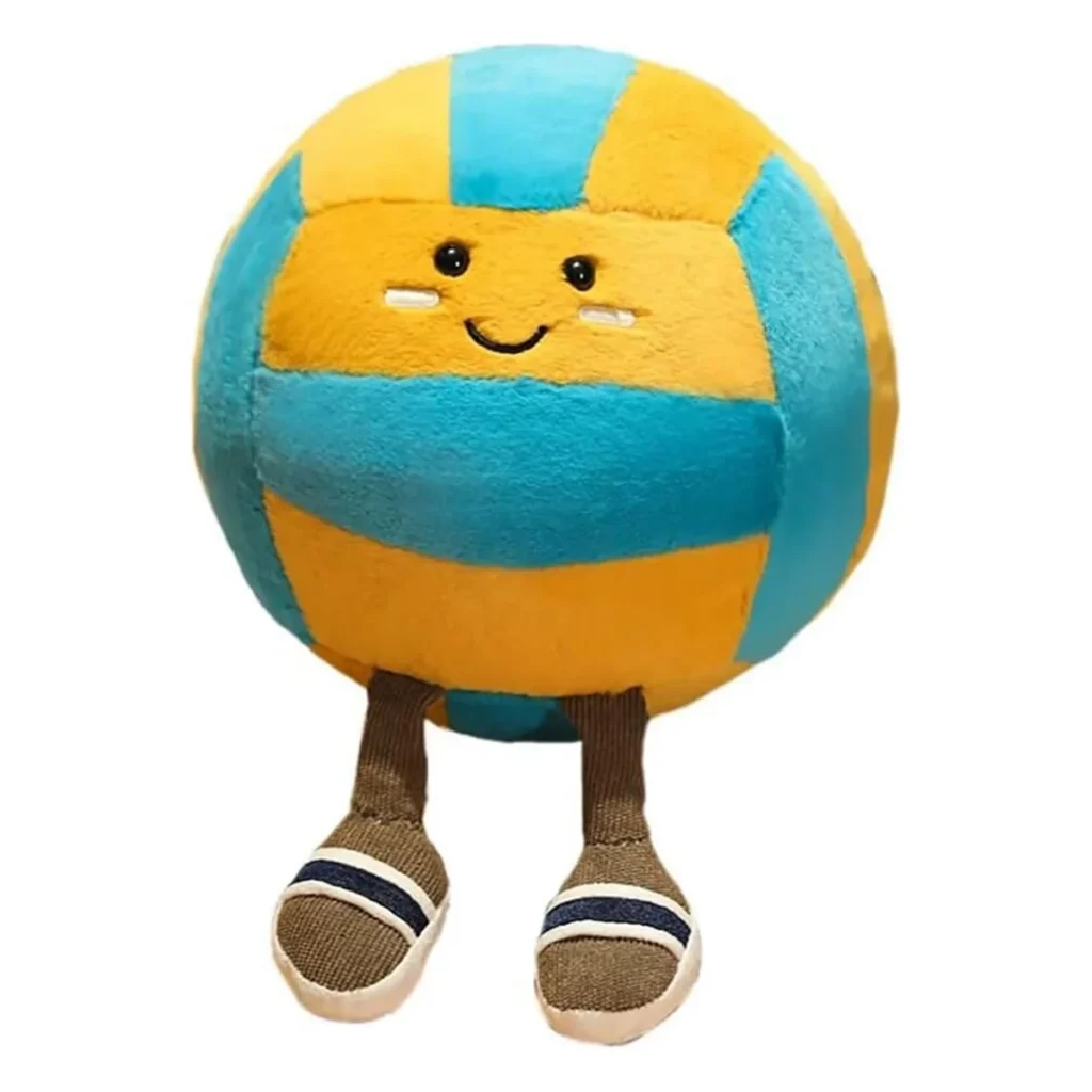 Almohada linda de voleibol T35C, muñeca, almohada deportiva suave, voleibol de peluche divertido, regalo, decoración de la habitación