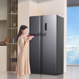 Refrigerador ultradelgado de gran capacidad, conversión de frecuencia de 650 litros, ahorro de energía de cocina, eficiencia energética de primera clase