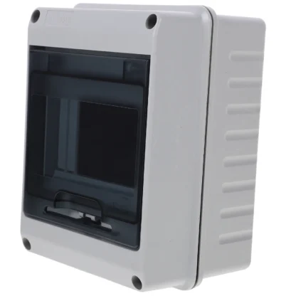 Caja de distribución de 5 vías IP65, ventana transparente impermeable, caja protectora de plástico eléctrica para exteriores