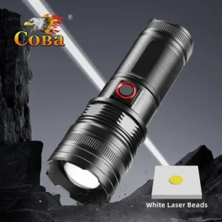 Luces de Camping, linterna LED de largo alcance, foco potente, lámpara de luz fuerte, linterna táctica, linterna recargable tipo C