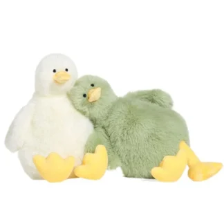 Animal relleno muñecos de pato de peluche apaciguar interesante pato durmiendo juguete de peluche 20cm suave lindo peluche Animal pato regalo de cumpleaños