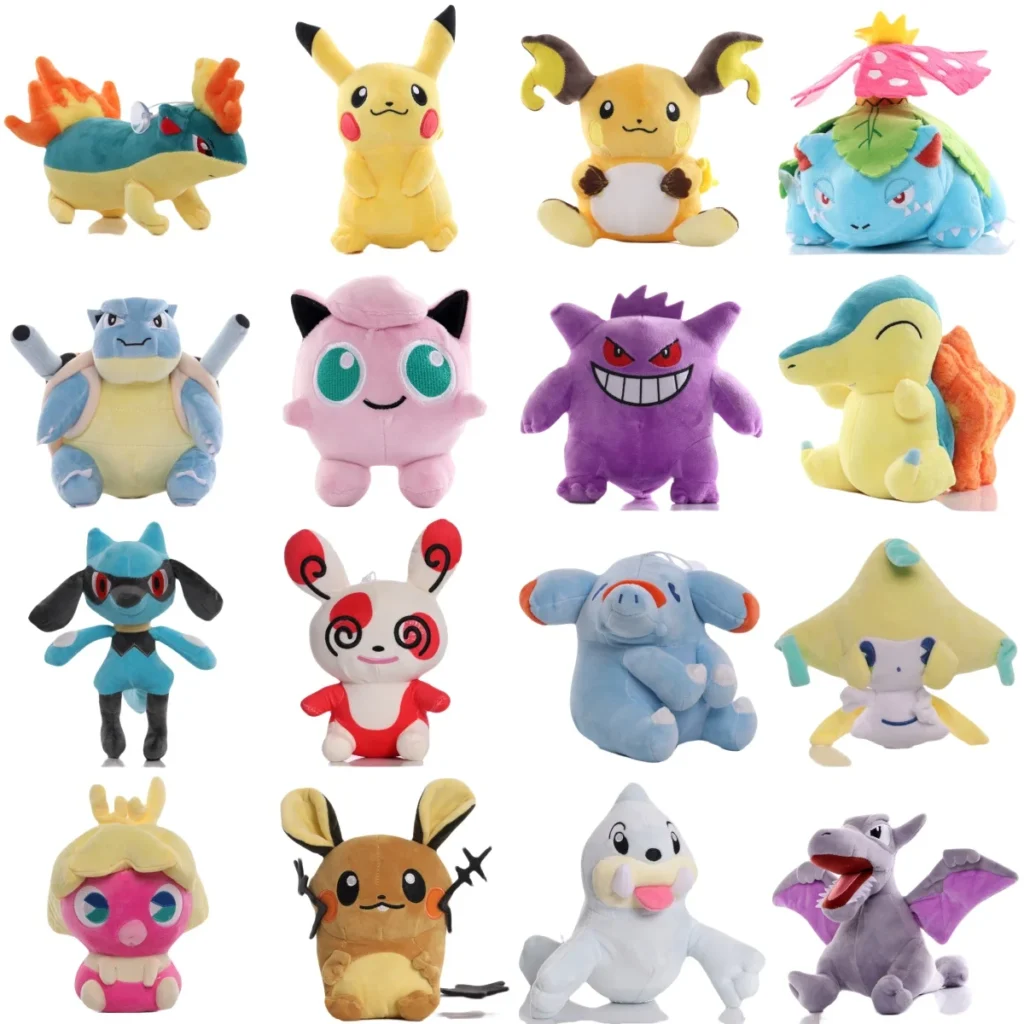 Pokemon nuevo estilo de Peluche Quilava Jirachi Phanpy juguete Pikachu Peluche Gengar Mewtwo Cyndaquil muñeco de Peluche Riolu juguetes Hobby regalos