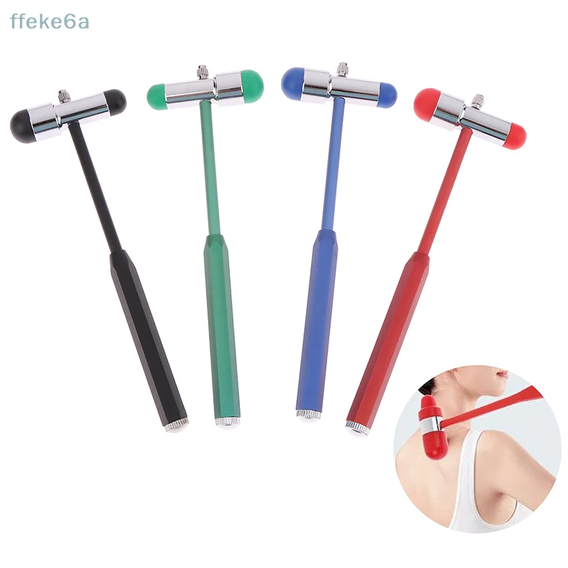 Martillo médico para masaje neurológico, percussor de rodilla, reflexos, herramienta de percusión de diagnóstico, examen del nervio Buck, 1 Uds.