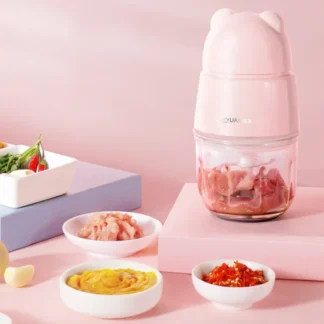 Licuadora eléctrica de 0,3 l y 200W para alimentos de bebé, procesador de frutas y verduras, picadora de carne para el hogar, gran oferta