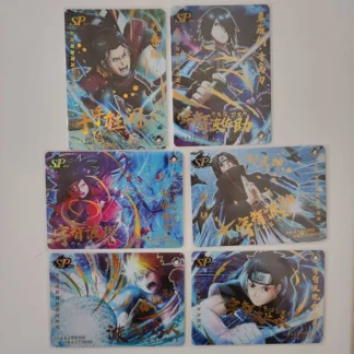 Dinosaurio pequeño Naruto serie Sp, personajes de Anime, Uchiha Sasuke, Uchiha Madara, Uchiha Itachi, tarjeta de colección, regalo de cumpleaños