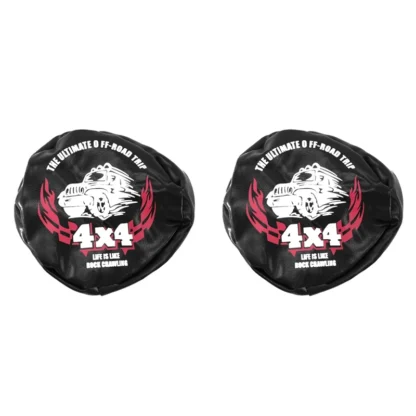 2X cubierta de neumáticos de repuesto para 1/10 Rc Crawler Traxxas Trx-4 Axial Scx10