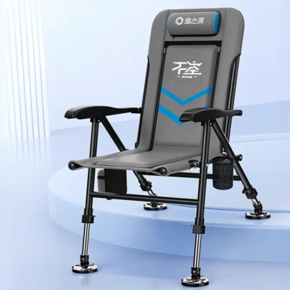 Silla de pesca plegable multifunción, tumbona ligera, silla ergonómica para exteriores, muebles Angelstuhl FYFC