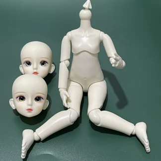 Muñeca Bjd 1/6, cuerpo articulado mecánico, muñeca desnuda de 30cm con cabeza de muñeca de maquillaje, muñeca para niños y niñas, juguete para regalo