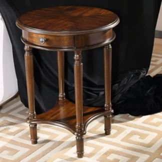 Mesa auxiliar Vintage para ordenador portátil, Mesa De Centro Elevable, redonda y sedentaria, estilo nórdico, para pasillo y balcón