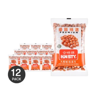 HNSTY Red Skin Peanut Jumbo , 12oz * 12 paquetes