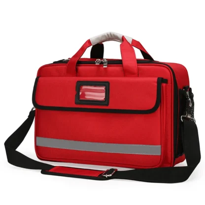 Bolsa médica de primeros auxilios, bolsa de rescate de emergencia al aire libre, bolsa de gran capacidad, bolsas de nailon de viaje deportivas con múltiples bolsillos impermeables vacías