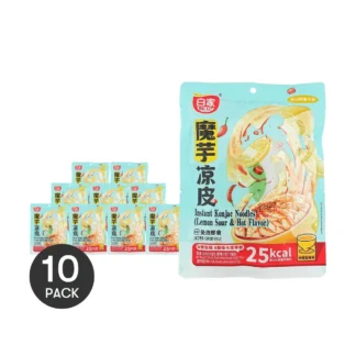 Fideos Instantáneos Konjac Kwan, sabor A limón Sour y caliente, 9,35 oz, 265,00g x 10 paquetes, 10 paquetes