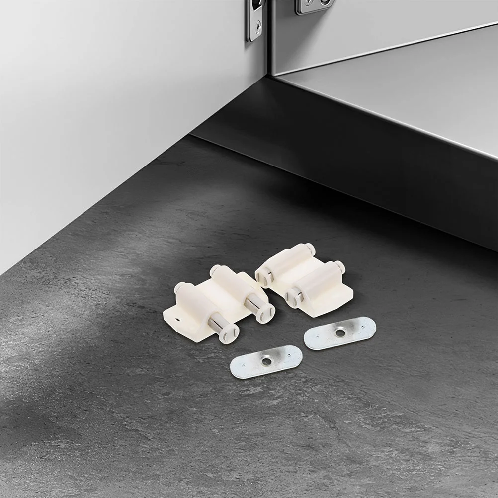 Pestillo táctil de alta resistencia para puerta de gabinete de rebote, pestillo magnético, manija Invisible, diseño libre, 3 uds.