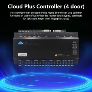Controlador de acceso de red en la nube de 4 puertas, placa de entrada, salida HTTP TCP IP MQTT RS485 RS232 Wiegand 26 SDK gratis para sistema de seguridad