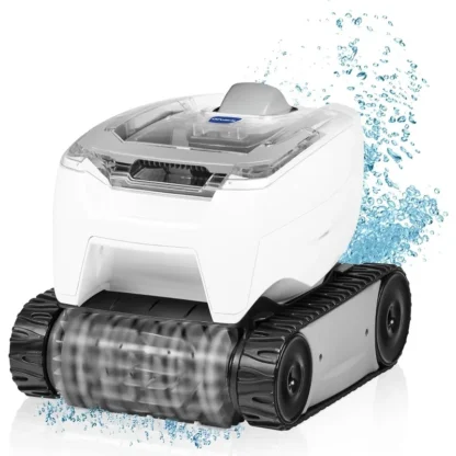 Limpiador robótico para piscinas Polaris P724, limpiador ligero de bajo consumo, perfecto para piscinas empotradas de hasta 36 pies, limpia 2,5 horas