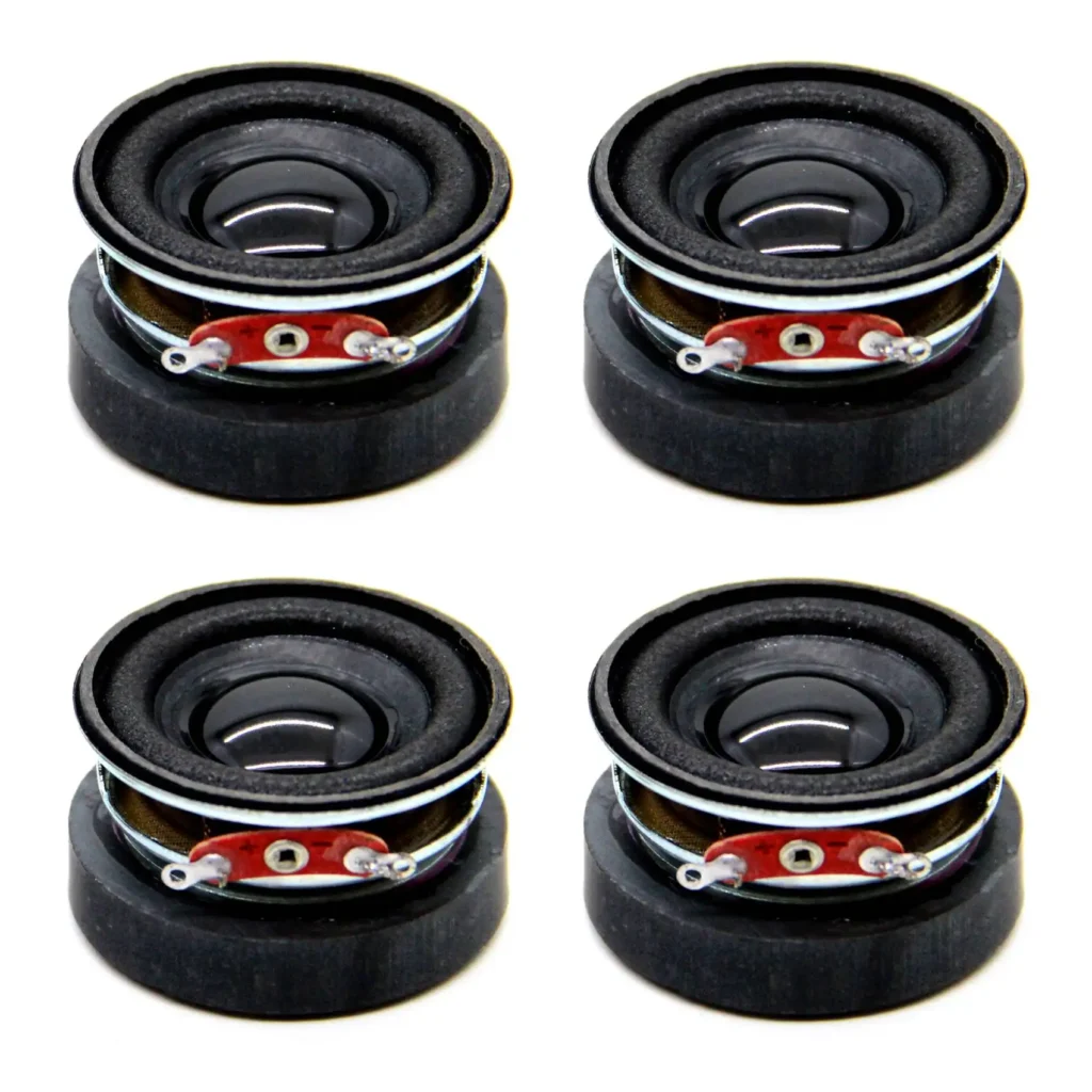 Minialtavoz de Audio para cine en casa, 4 piezas, 1,5 pulgadas, 4 Ω, 3W, 40mm