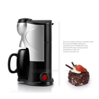 Cafetera americana pequeña, electrodomésticos de cocina, MINI cafetera de goteo de escritorio totalmente automática, CM-801 HOMEZEST, 220V