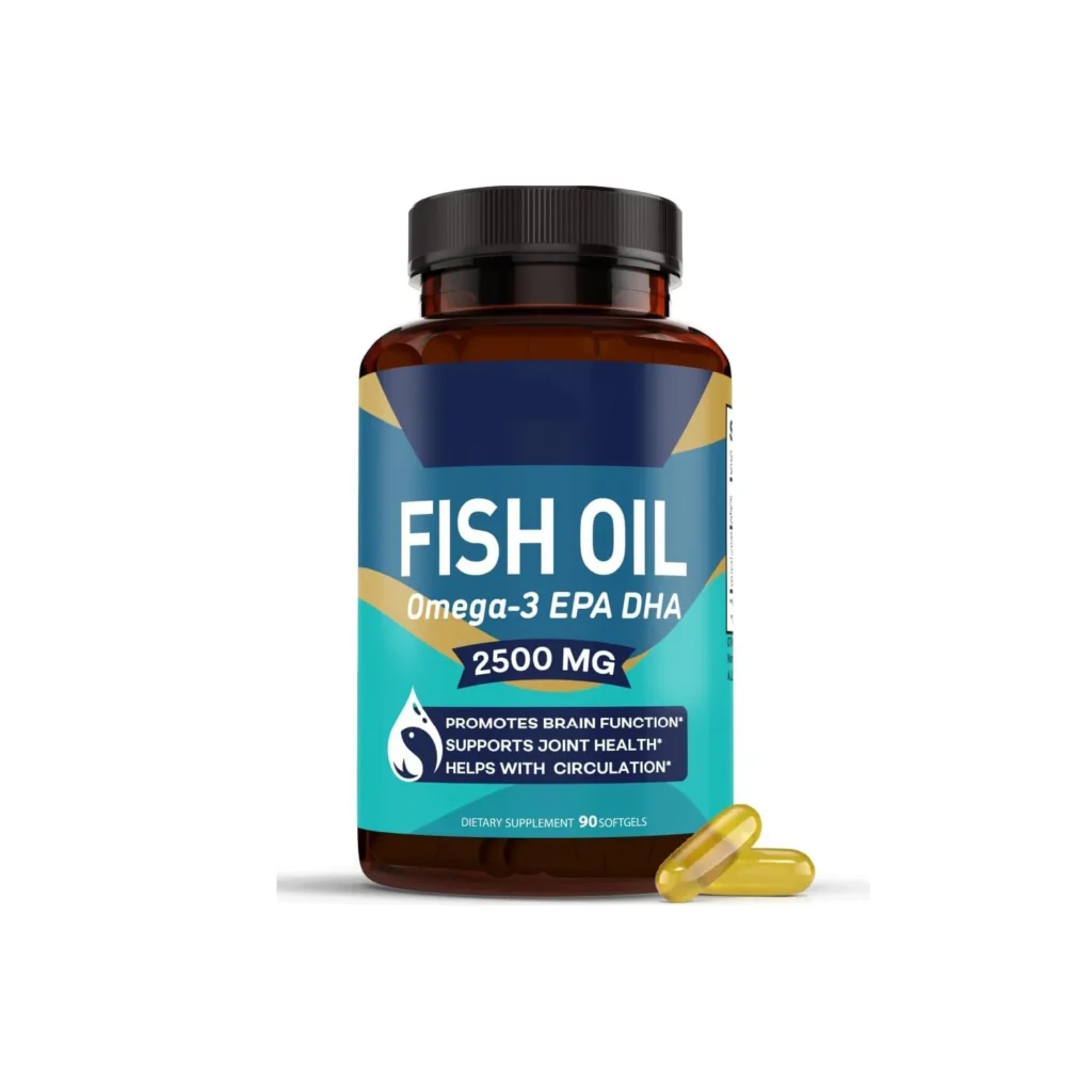 1 botella de cápsula blanda de aceite de pescado reduce el azúcar en la sangre alta mejora el metabolismo regula los lípidos en la sangre es una comida saludable