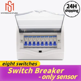 Mysterious Studio Escape Room Game Prop superb GY 1987 Switch Breaker-8 solo interruptores