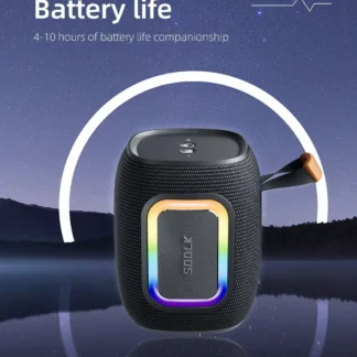 SODLK T26 Mini Altavoz Bluetooth al aire libre portátil inalámbrico Pilar IPX7 impermeable HIFI sin pérdidas calidad de sonido estéreo Subwoofer