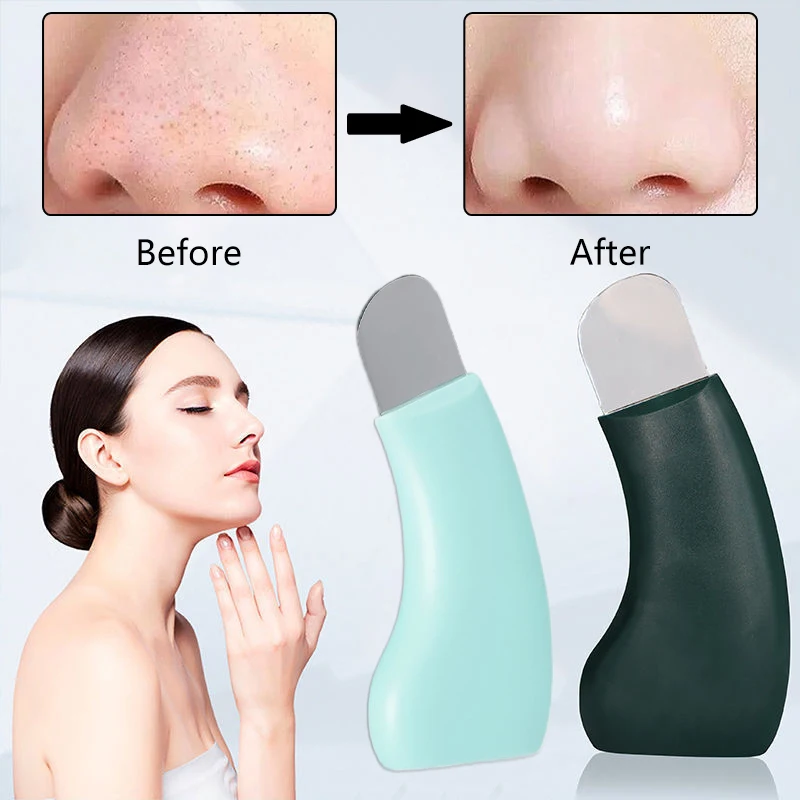 Mini depurador de piel, espátula Facial portátil, exfoliante, herramienta de limpieza profunda, limpieza Facial, eliminador de espinillas, herramienta Popper